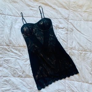 Very Sexy Black Lace Dress